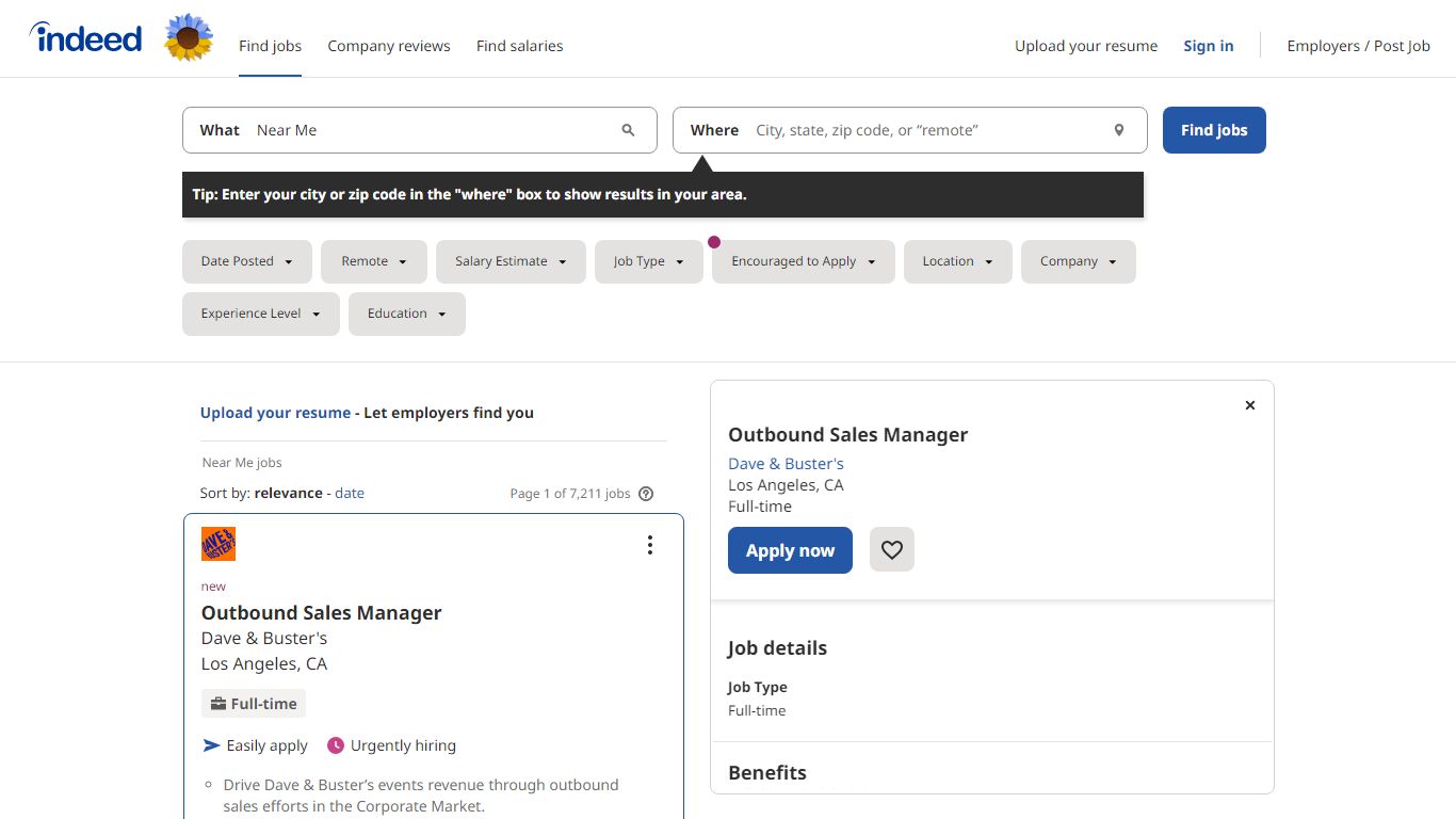 Near Me Jobs, Employment | Indeed.com